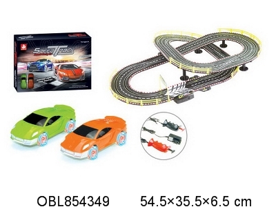 充電器發(fā)電模式軌道蘭博基尼車(chē)套裝帶燈光 448CM - 歐寶龍玩具電動(dòng)軌道車(chē)體驗(yàn)